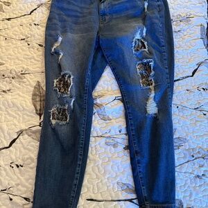 Women’s Judy Blue Jeans , ripped , distressed